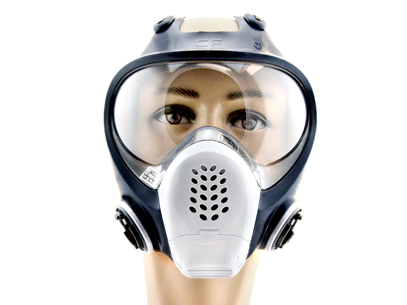 SHIGEMATSU重松制作所 TW088全面具喷漆化工有机甲醛工业粉尘飞沫(图4)