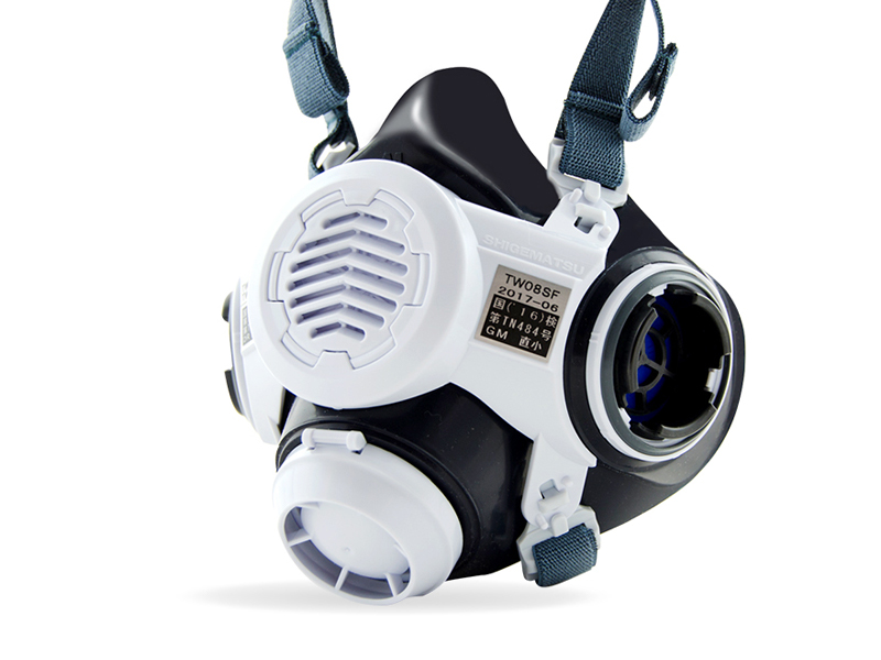 SHIGEMATSU重松制作所TW08SF防尘防毒防烟面具面罩电焊喷漆甲醛(图2)