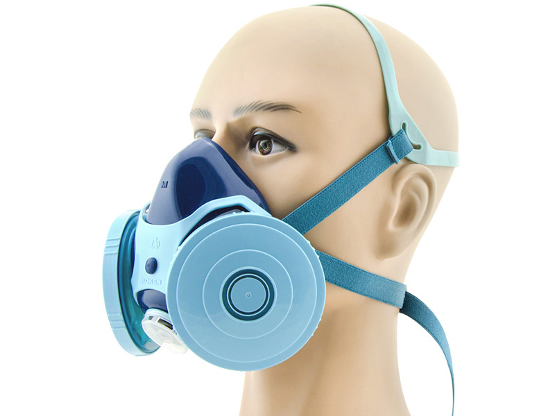 KOKEN/兴研进口1021R-07防尘面具双滤棉滤芯焊接矿业视野广轻便(图4)