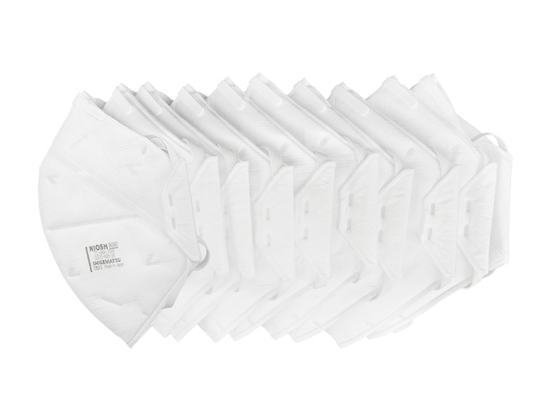 日本重松制作所DD02 N95级别防粉尘雾霾口罩颗粒物花粉飞沫无阀(图4)