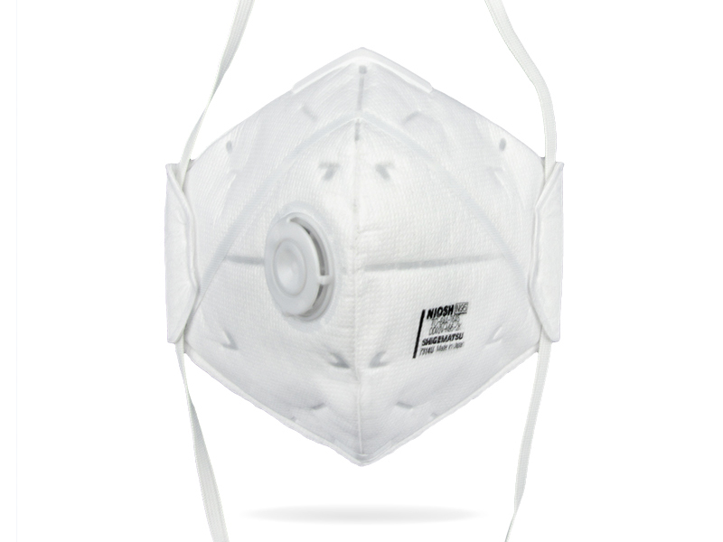 日本重松制作所DD02V-N95口罩防粉尘花粉雾霾户外医院飞PM2.5飞沫(图4)