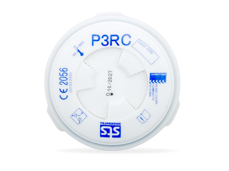 日本shigematsu重松制作所P3RC防尘盒盖子99.9%过滤效率石材打磨(图3)